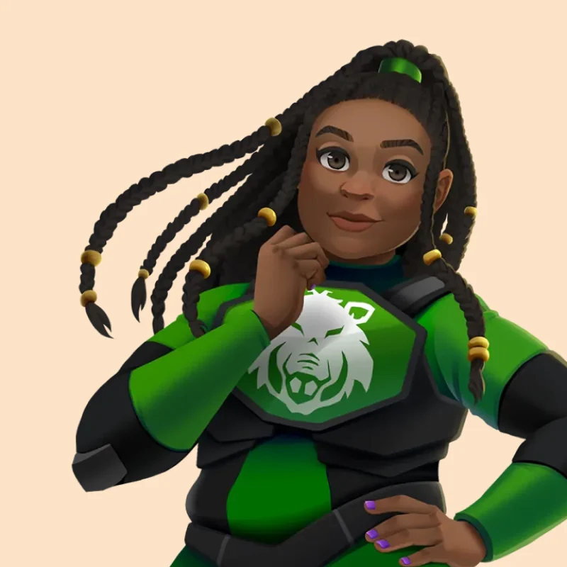Naomi in Apex Academy armor